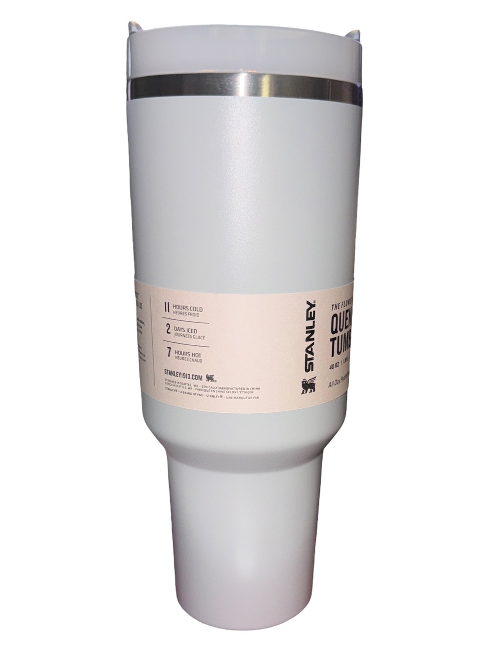 Stanley Light Gray/Blue Quencher H2.0 Tumbler
40 oz
New with Tag - Picture 4 of 6